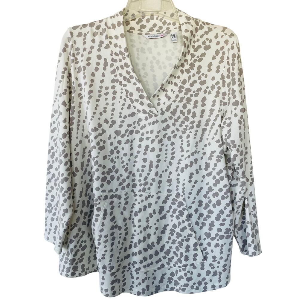 Isaac Mizrahi size 2X Extra Soft pullover V Neck lite sweater